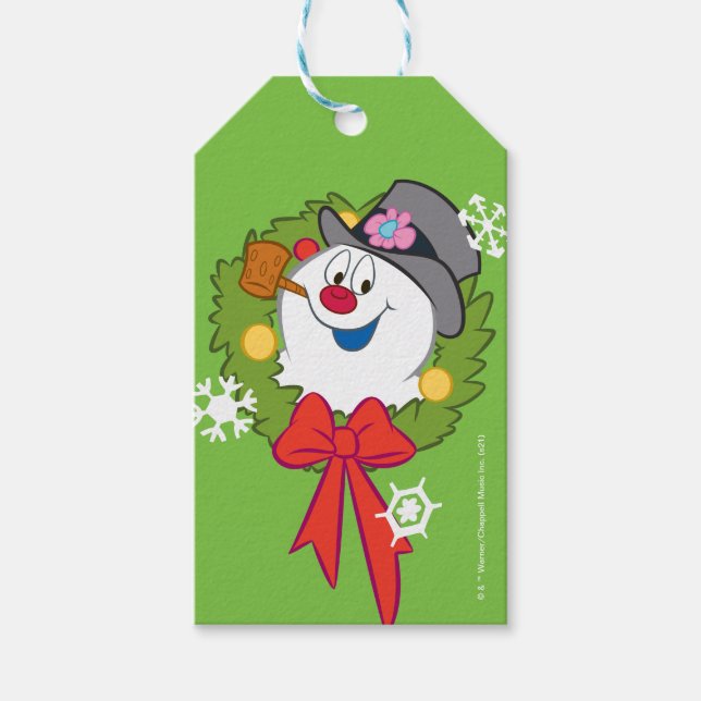 Étiquettes-cadeau Frosty the Snowman™ | Crème Frosty Holiday (Devant)