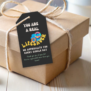 Étiquettes-cadeau Fun Bénévole Employé Appréciation du personnel