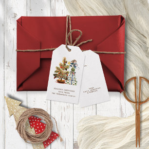 Étiquettes-cadeau Fun mice Décoration Arbre de Noël Nom