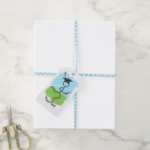 Étiquettes-cadeau Funny Graduation Runner © - Cross Country, Track