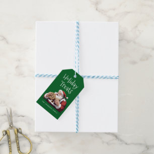 Étiquettes-cadeau Funny Père Noël Festive Cookie Holiday