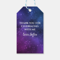 Galaxy Universe Purple Merci Anniversaire Favorise
