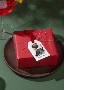 Étiquettes-cadeau Geisha japonaise gracieuse -