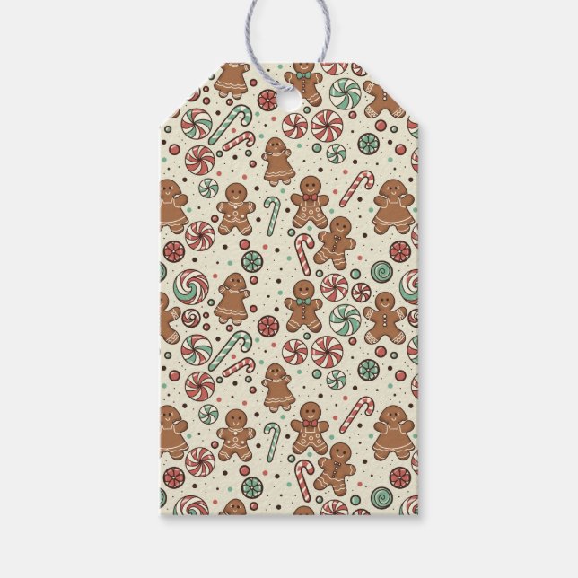 Étiquettes-cadeau Gingerbread Delight (Devant)