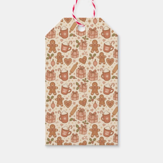 Étiquettes-cadeau Gingerbread Joy (Devant)