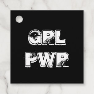 Étiquettes Cadeau Girl Power -