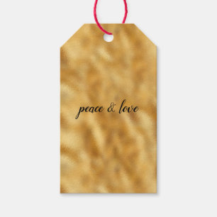 Étiquettes-cadeau Glam Gold offre personnalisée et inspirante