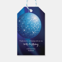 Glamourous 50e anniversaire Blue Party Disco Ball