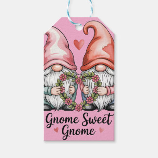 Étiquettes-cadeau GNOME SWEET GNOME: Whimsical Watercolor Design