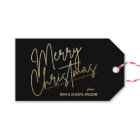 Gold Joyeux Noël Luxe Noir