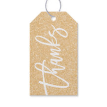 Gold Parties scintillant Merci marque cadeau douch