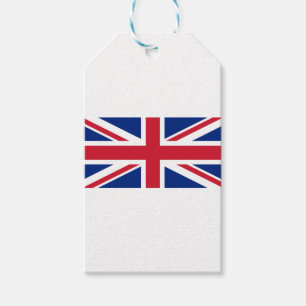 Étiquettes-cadeau Good color UK United Kingdom flag "Union Jack"