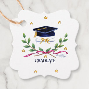 Étiquettes Cadeau Graduation Tags Victory Emblem