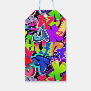 Étiquettes-cadeau Graffiti