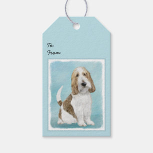 Étiquettes-cadeau Grand Basset Griffon Vendeen - Art Chien original
