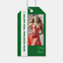 Green Color Pop Custom Photo Tags