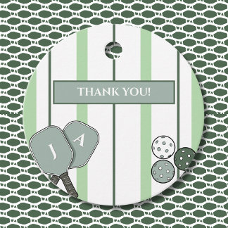 Étiquettes Cadeau Green Perfect Match Couple Bridal Shower Thank You