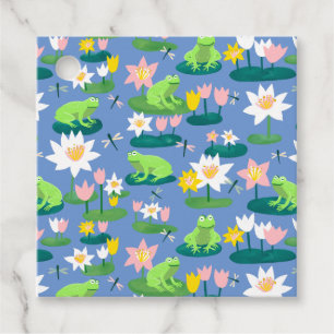 Étiquettes Cadeau Grenouilles et Lily Pads BABY SHOWER mignon Enfant
