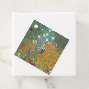 Étiquettes Cadeau Gustav Klimt Fleur Jardin Cottage Nature