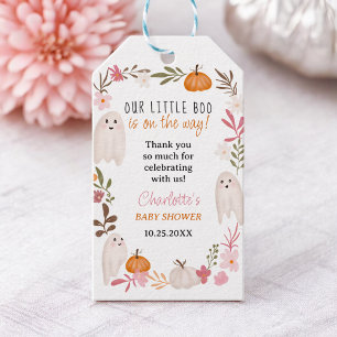 Étiquettes-cadeau Halloween petit livre Ghosts mignon baby shower