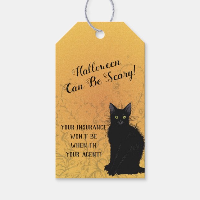 Étiquettes-cadeau Halloween peut être effrayant assurance Pop by (Devant)