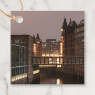 Étiquettes Cadeau Hambourg Speicherstadt