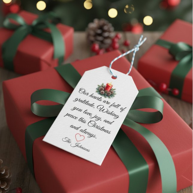 Étiquettes-cadeau Hand Written Christmas  (Créateur téléchargé)