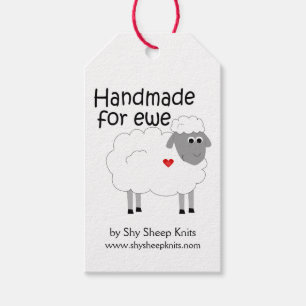 Étiquettes-cadeau Hangtag artisanal pour Ewe