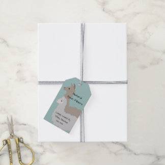 Étiquettes-cadeau Hangtag De L'Artiste En Fibre Alpaca Et Llama Yarn