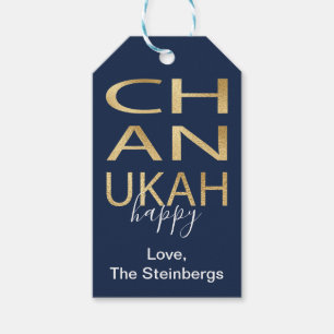 Étiquettes-cadeau Hanoukka Tags cadeaux Chanukah Happy