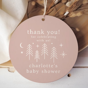 Étiquettes Cadeau Happy Camper Merci