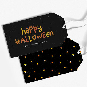 Étiquettes-cadeau Happy Halloween mignon fun personnalisé