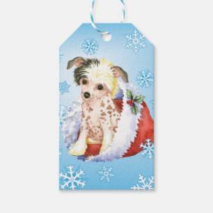 Étiquettes-cadeau Happy Howlidays Chinese Crested