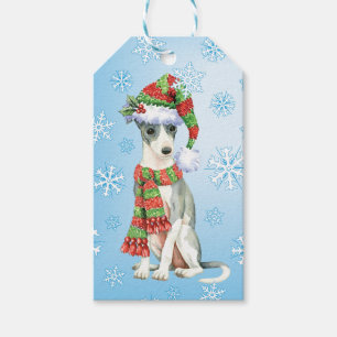 Étiquettes-cadeau Happy Howlidays Italien Greyhound