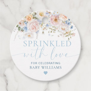 Étiquettes Cadeau Hargrove Bue Baby shower Parsemé D'Amour