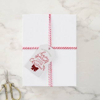 Étiquettes-cadeau Have Yourself a Merry Little Christmas Holiday 