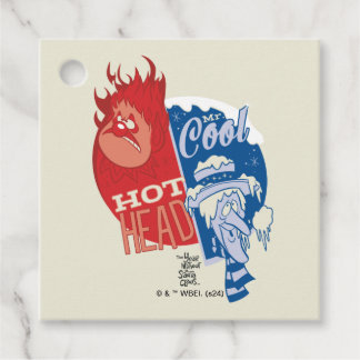 Étiquettes Cadeau Heat Miser Hot Head & Snow Miser M. Cool
