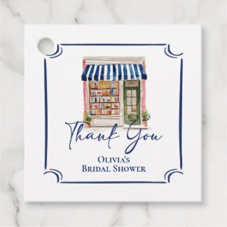 Étiquettes Cadeau Her New Chapter Begins Book themed Bridal Shower