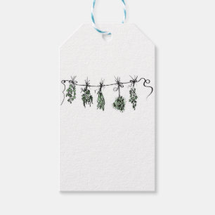 Étiquettes-cadeau Herbes du jardin