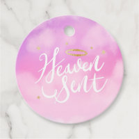 Heure envoyé Gold Halo Baby shower rose