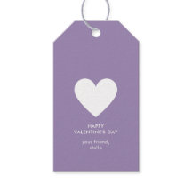 Heureuse Sainte-Valentin moderne Purple Heart Stri