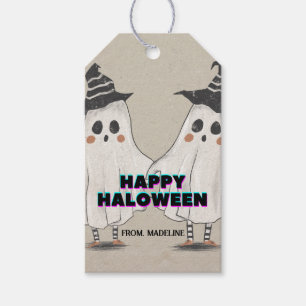 Étiquettes-cadeau Hey Boo Halloween mignonne invitation pour les enf