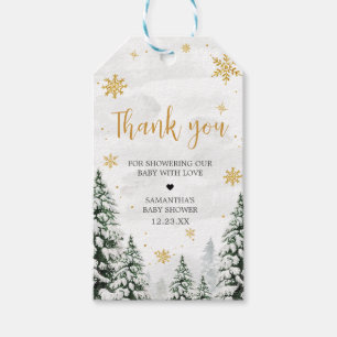 Étiquettes-cadeau Hiver Il fait froid dehors Baby shower Favor Tags