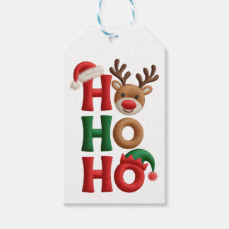 Étiquettes-cadeau Ho Ho Ho Merry Christmas