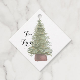 Étiquettes Cadeau Holiday Gift Tags/Matching Paper-Favor Tags