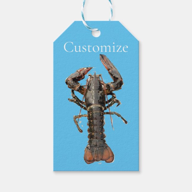 Étiquettes-cadeau Homard frais du Maine Thunder_Cove (Devant)