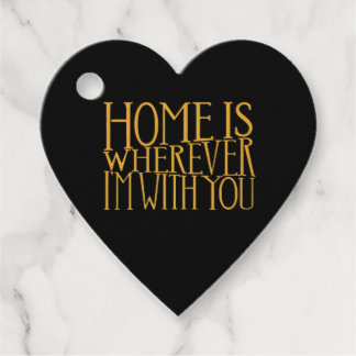 Étiquettes Cadeau Home Is Wherever Im With You Home Inspired Love De