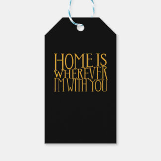 Étiquettes-cadeau Home Is Wherever Im With You Home Inspired Love De