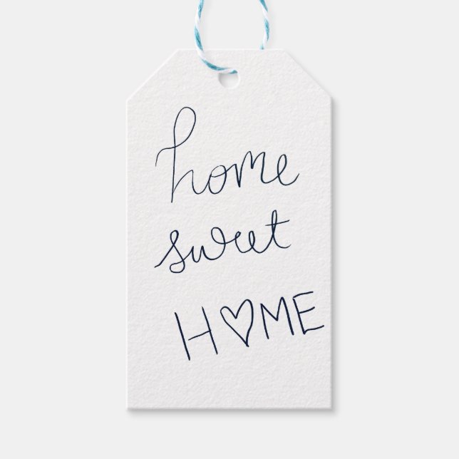 Étiquettes-cadeau Home Sweet Home (Devant)