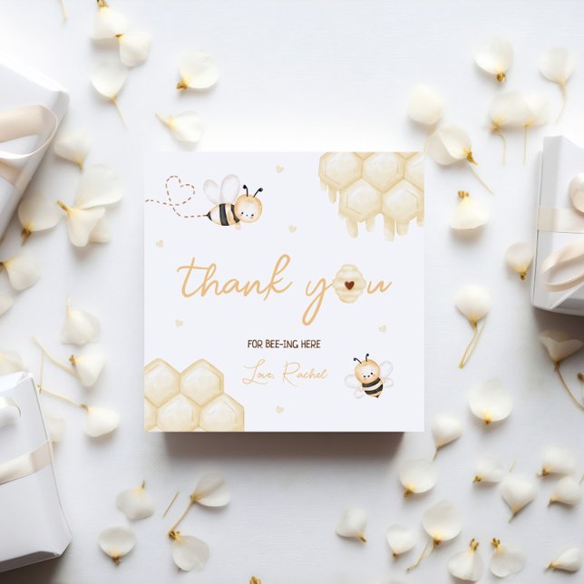 Étiquettes Cadeau Honey Bee 1er anniversaire (Créateur téléchargé)